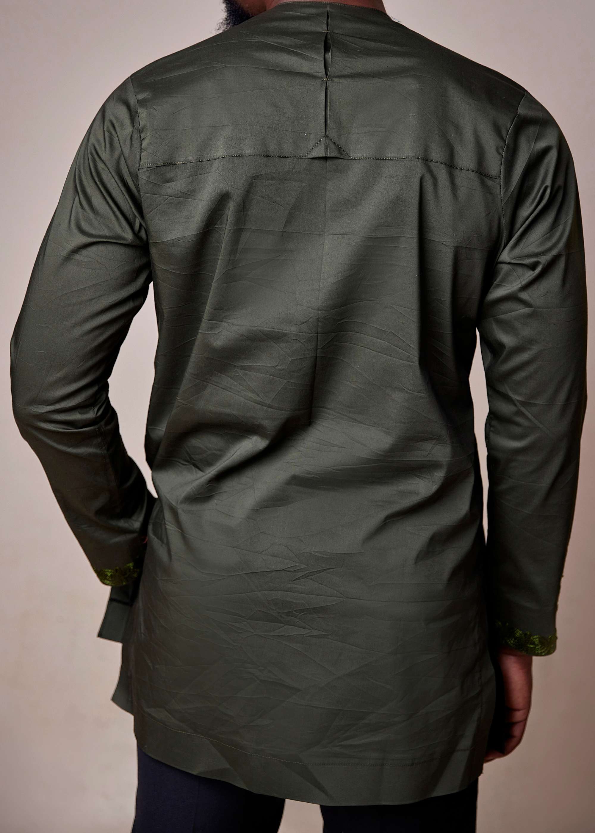 Royal Embroidered Shirt (Green)