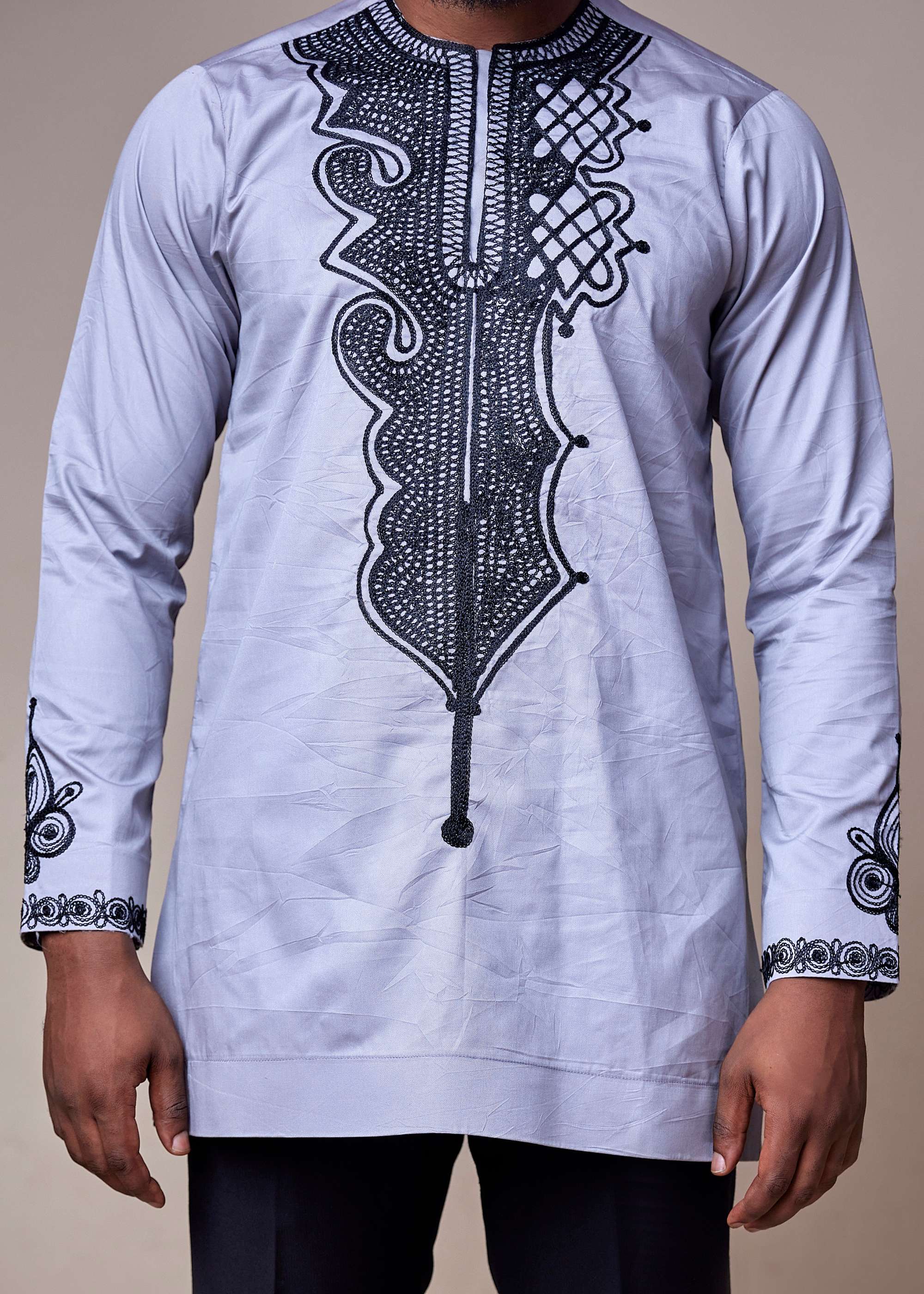 Oloye Embroidered Shirt (Green)