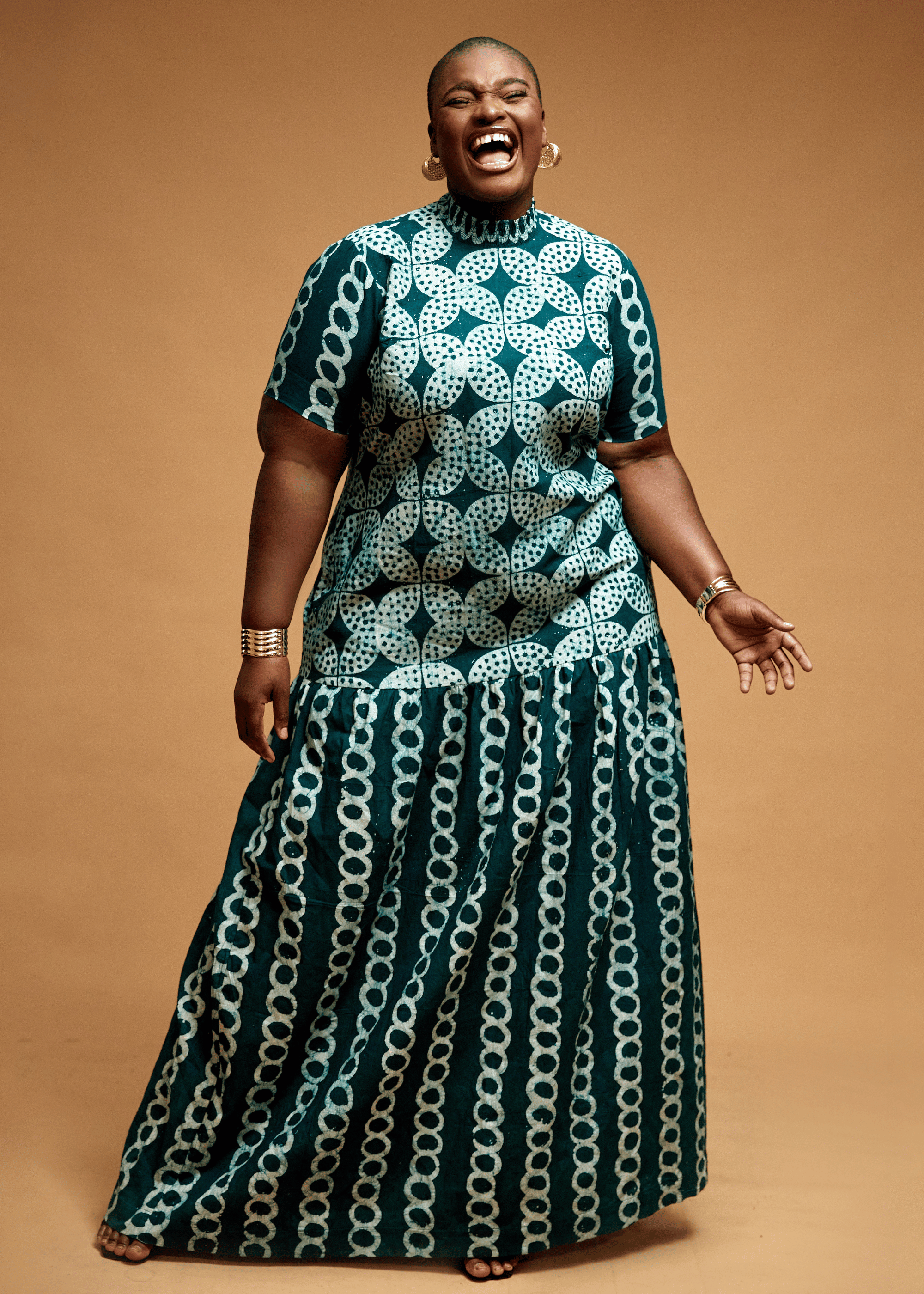 Flower Maxi Dress (Hand-dyed)