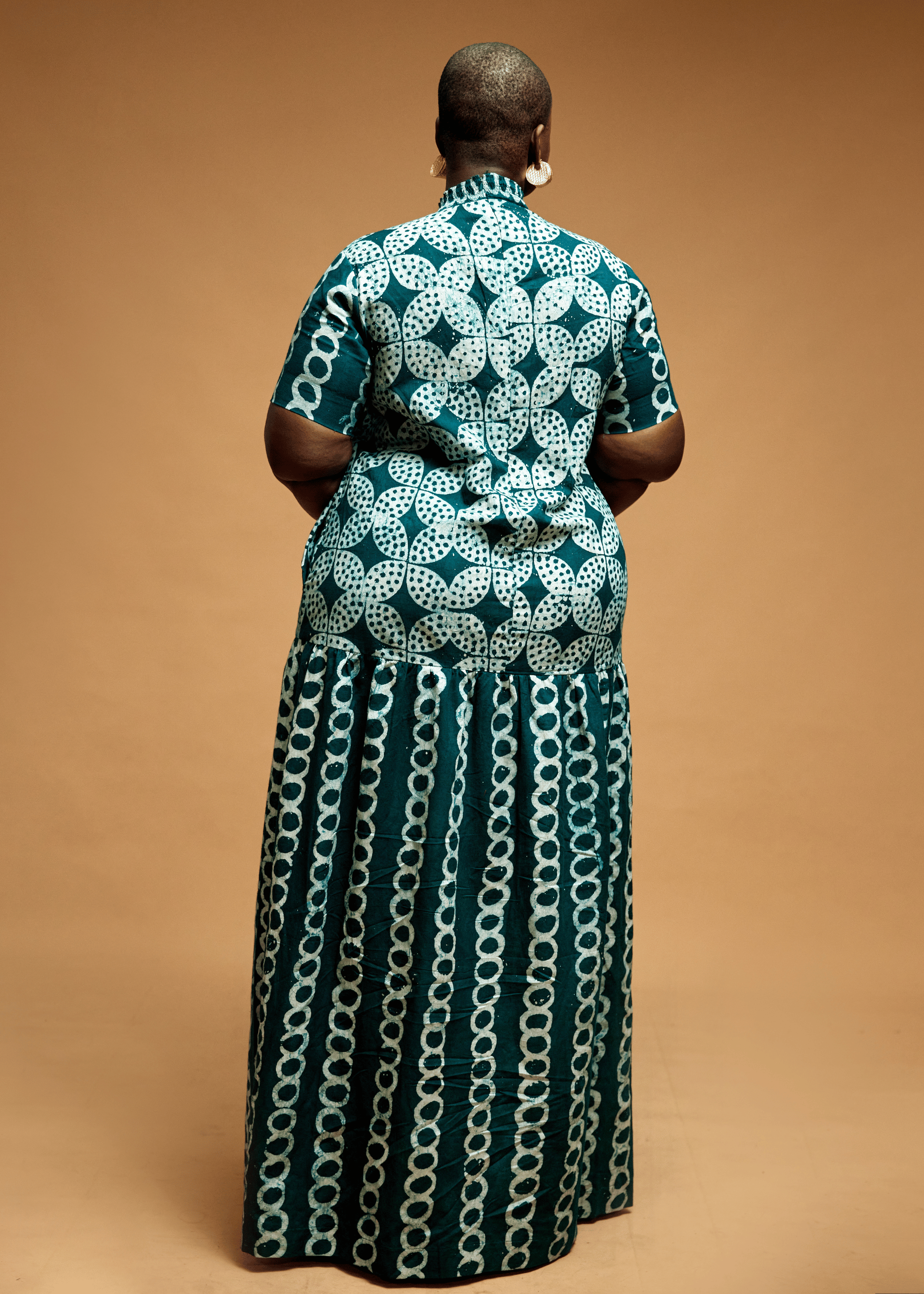 Flower Maxi Dress (Hand-dyed)