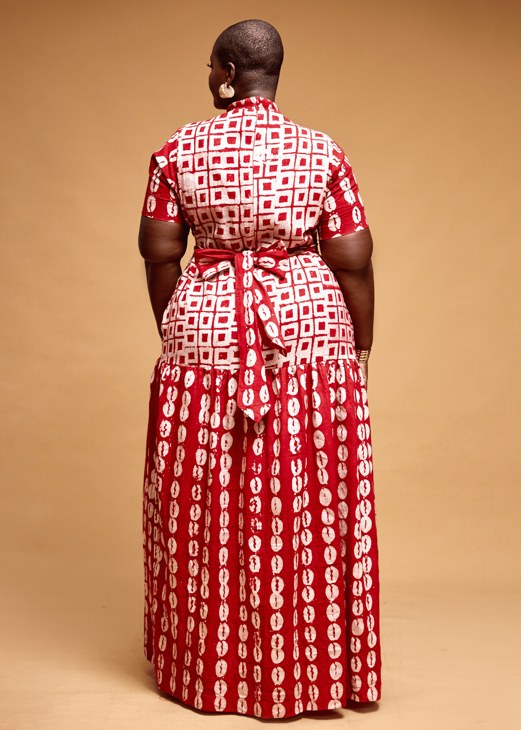 Square Maxi Dress (Hand-dyed)