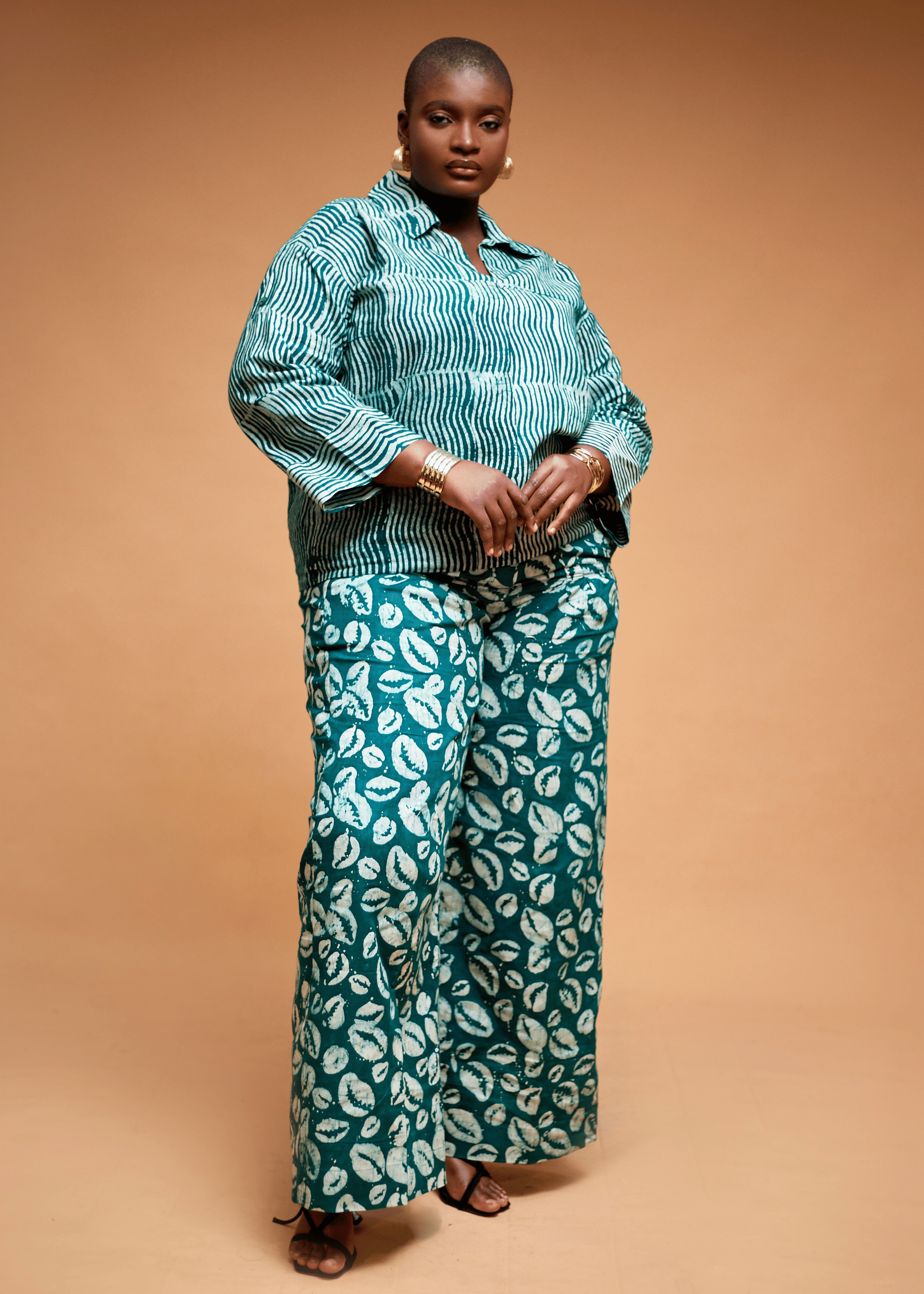 Wavy Matching Set (Hand-Dyed)