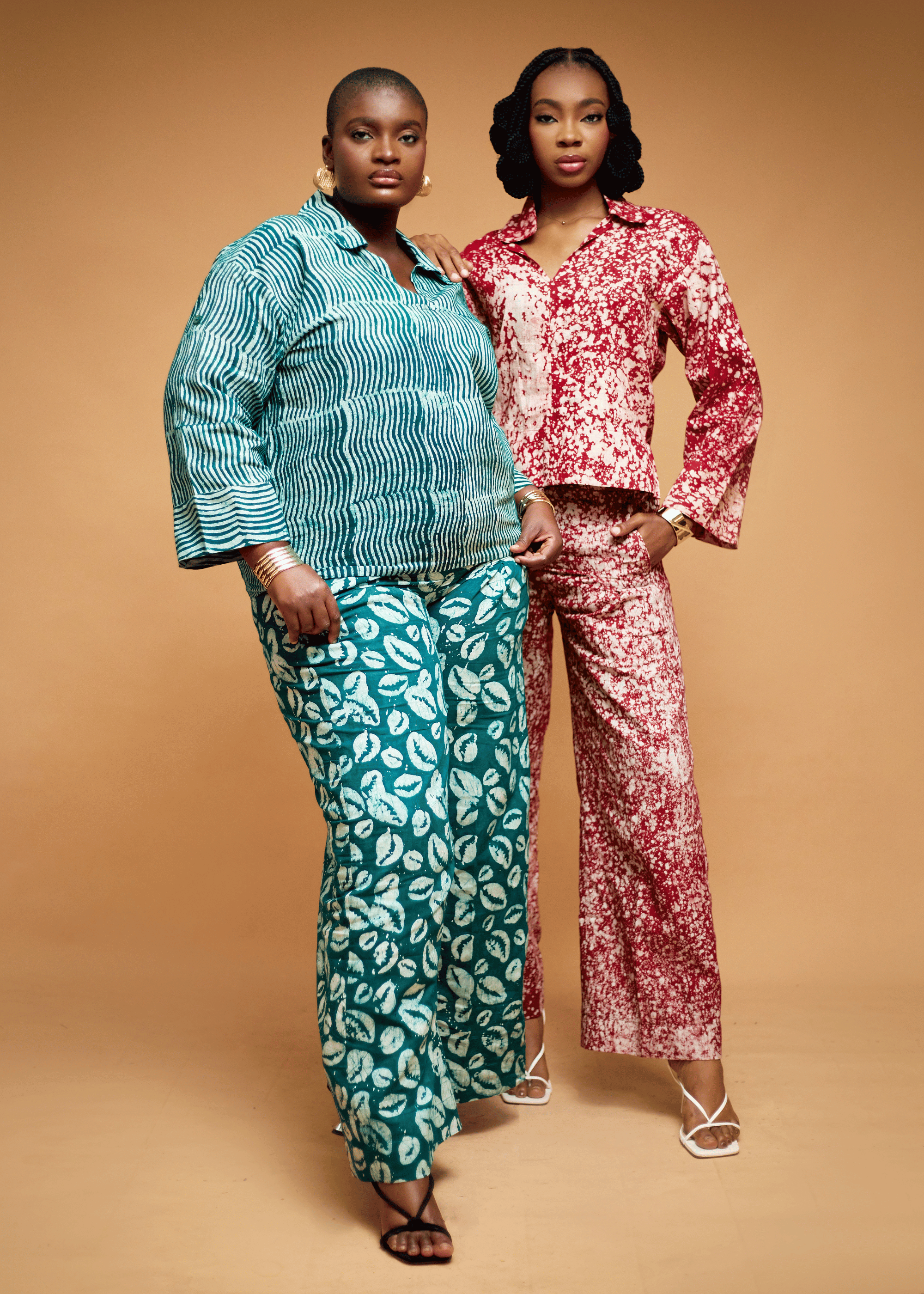 Wavy Matching Set (Hand-Dyed)