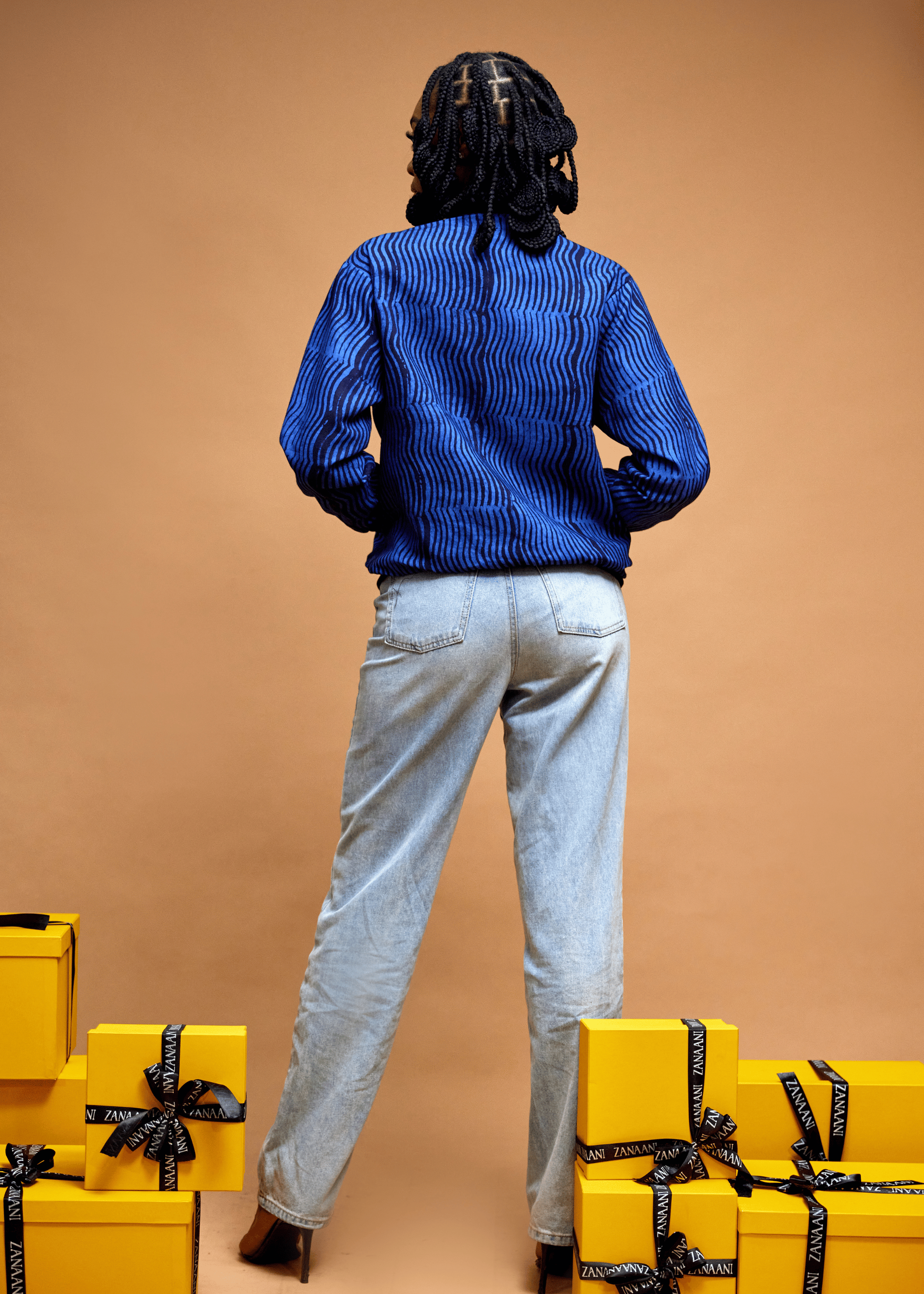 Wavy Jacket (Hand-dyed)