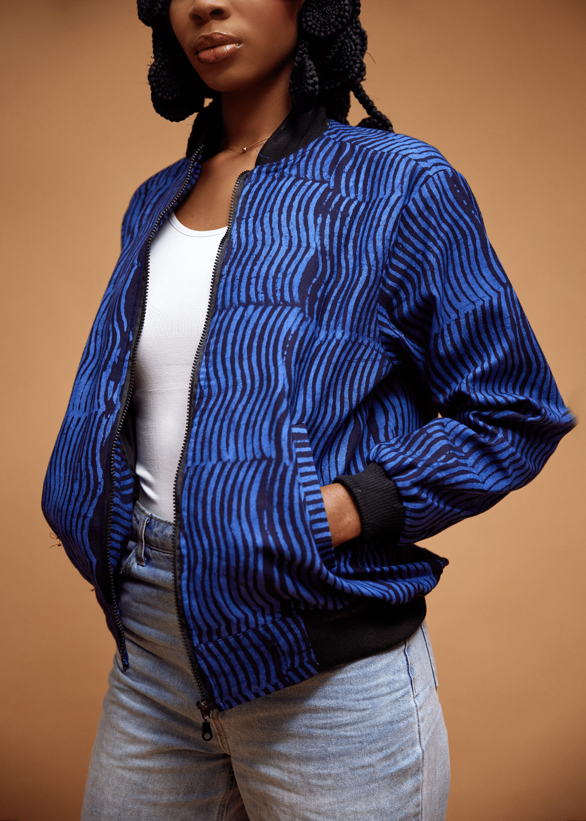 Wavy Jacket (Hand-dyed)