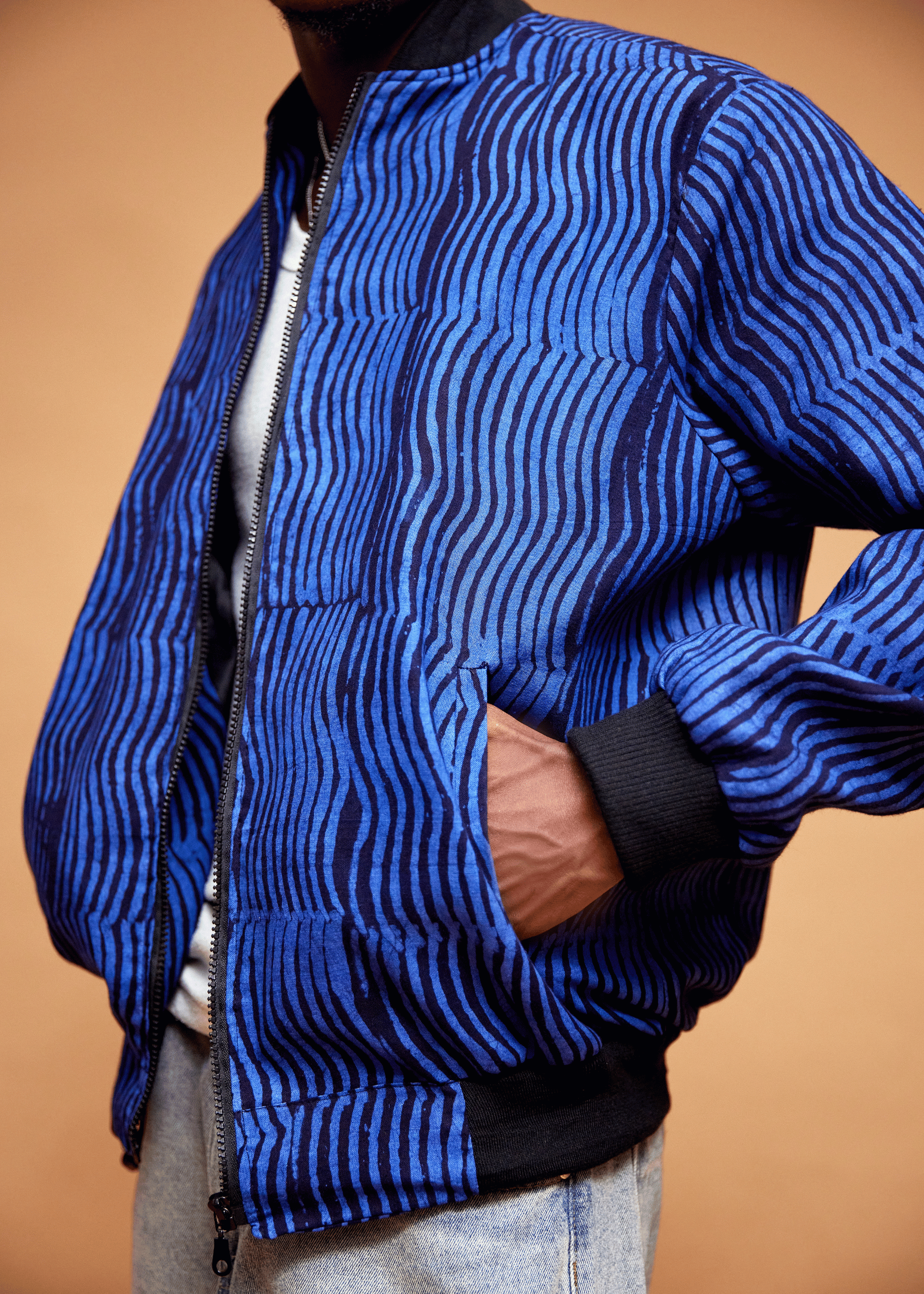 Wavy Jacket (Hand-dyed)