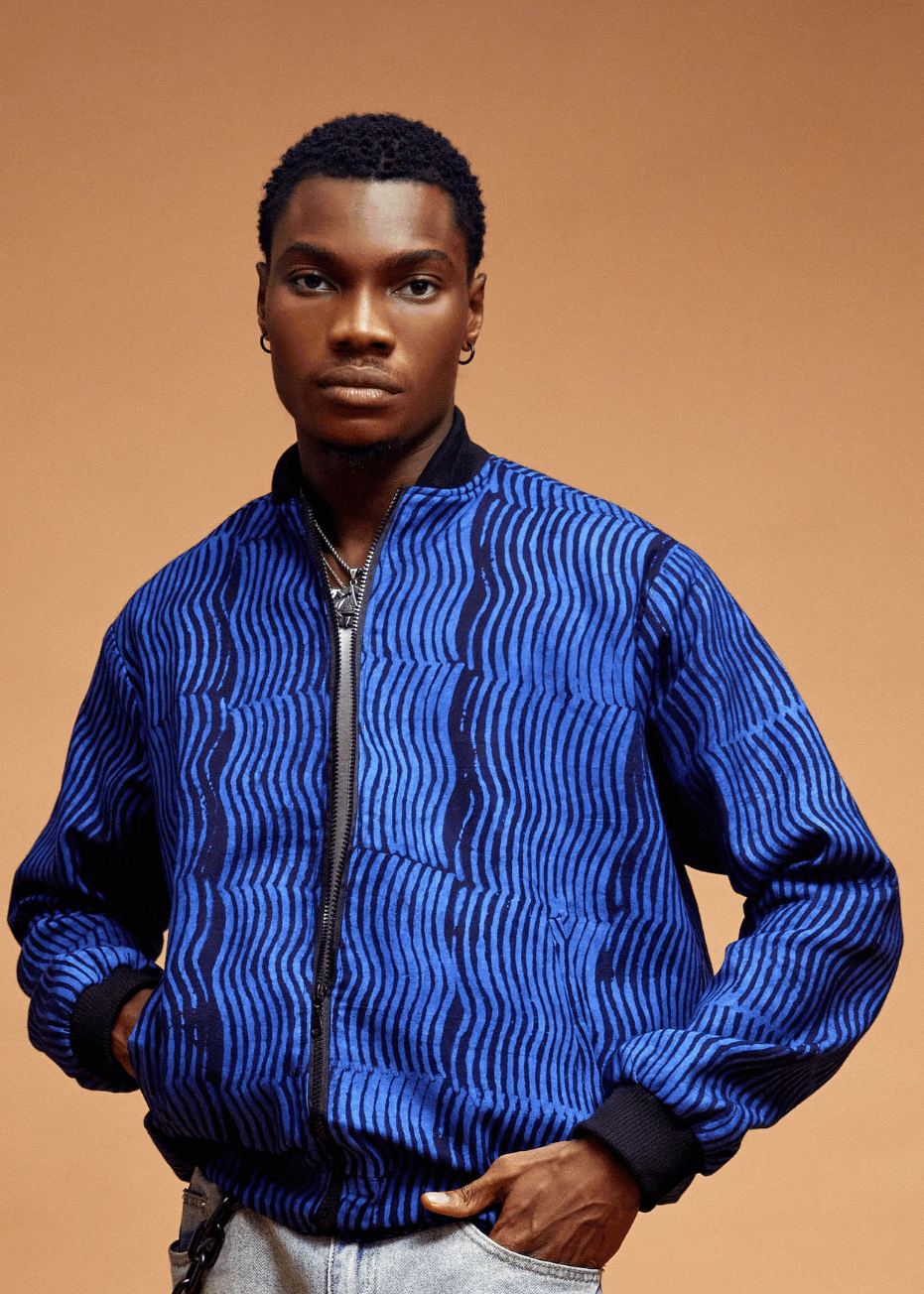 Wavy Jacket (Hand-dyed)