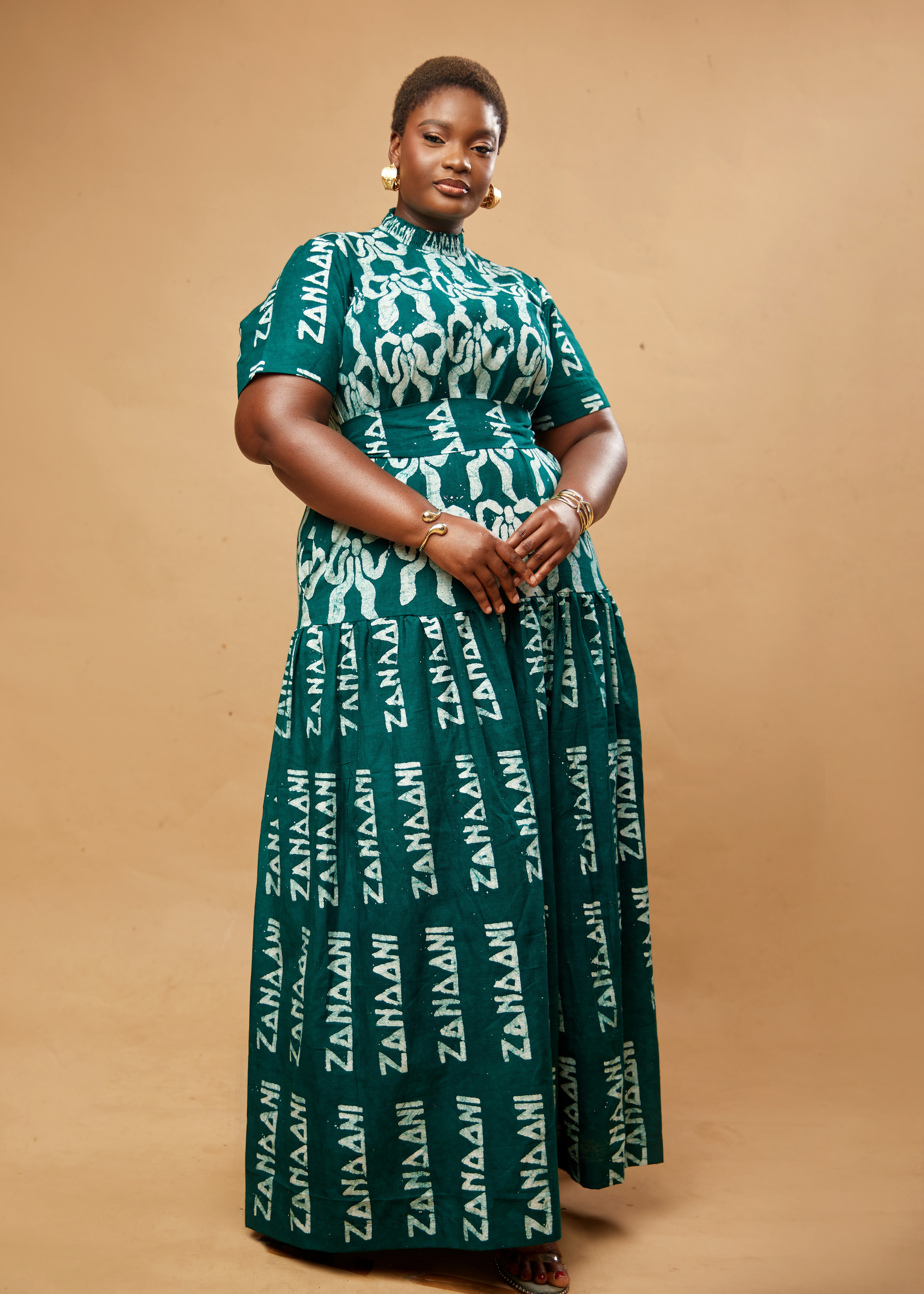 Bow Maxi Dress (Hand-dyed)