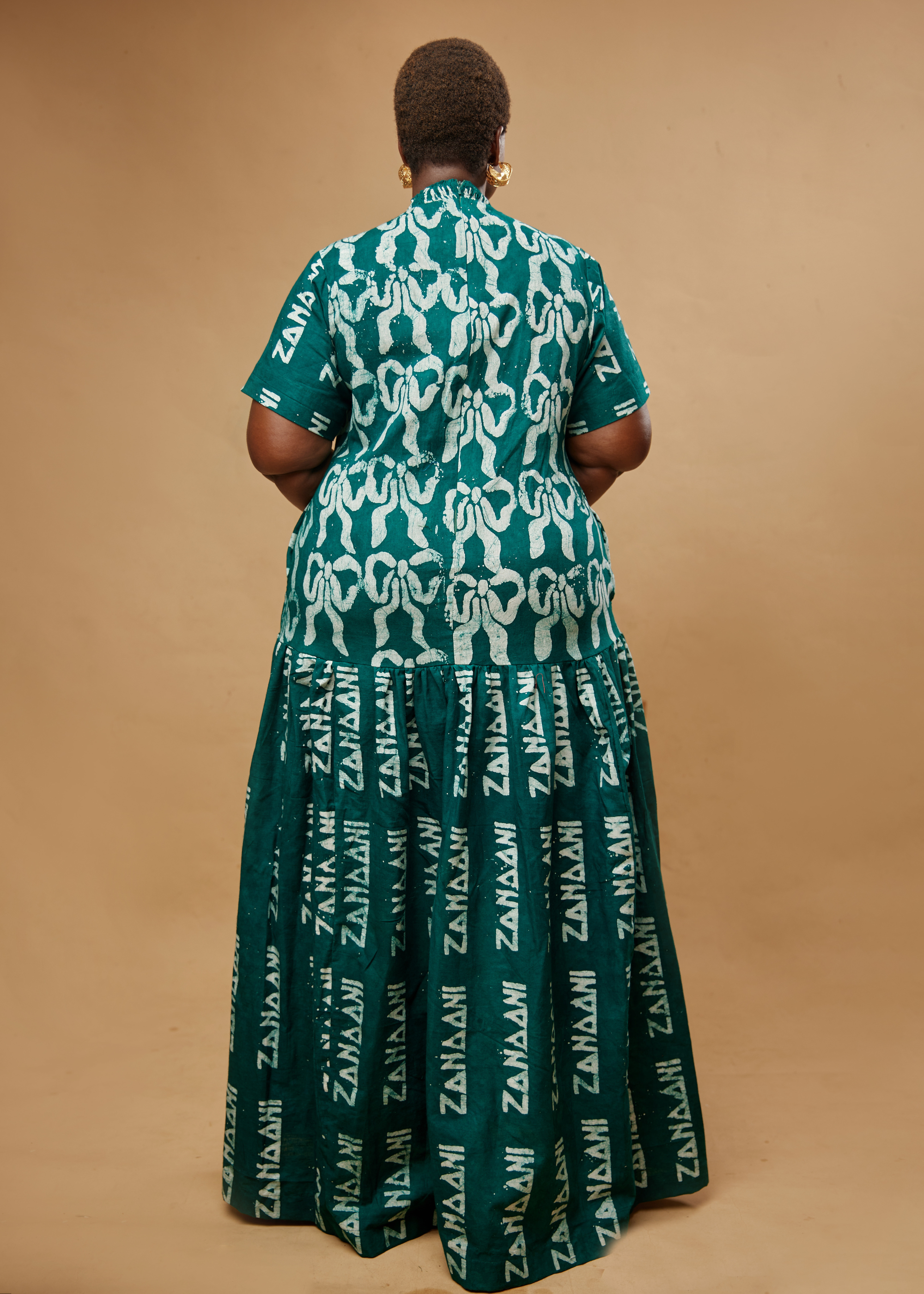 Bow Maxi Dress (Hand-dyed)