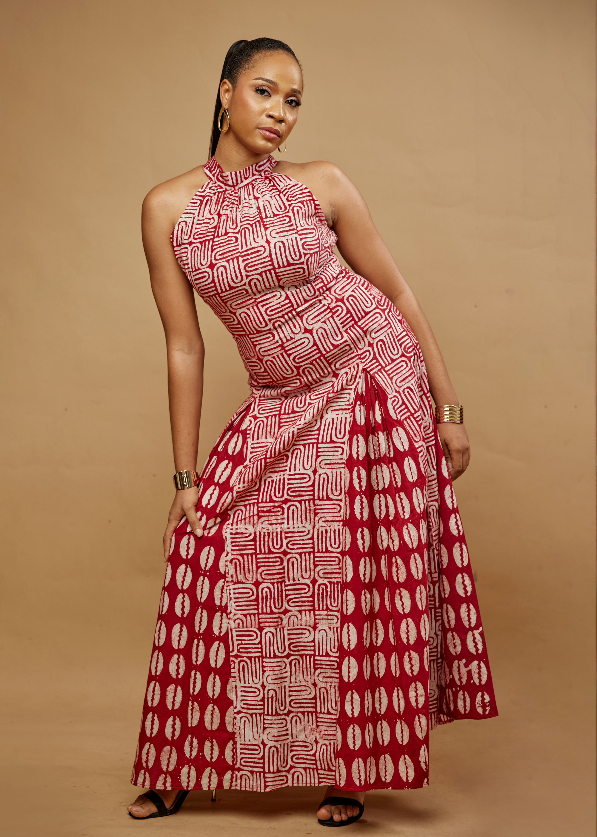 Bell Maxi Dress (Hand-dyed)