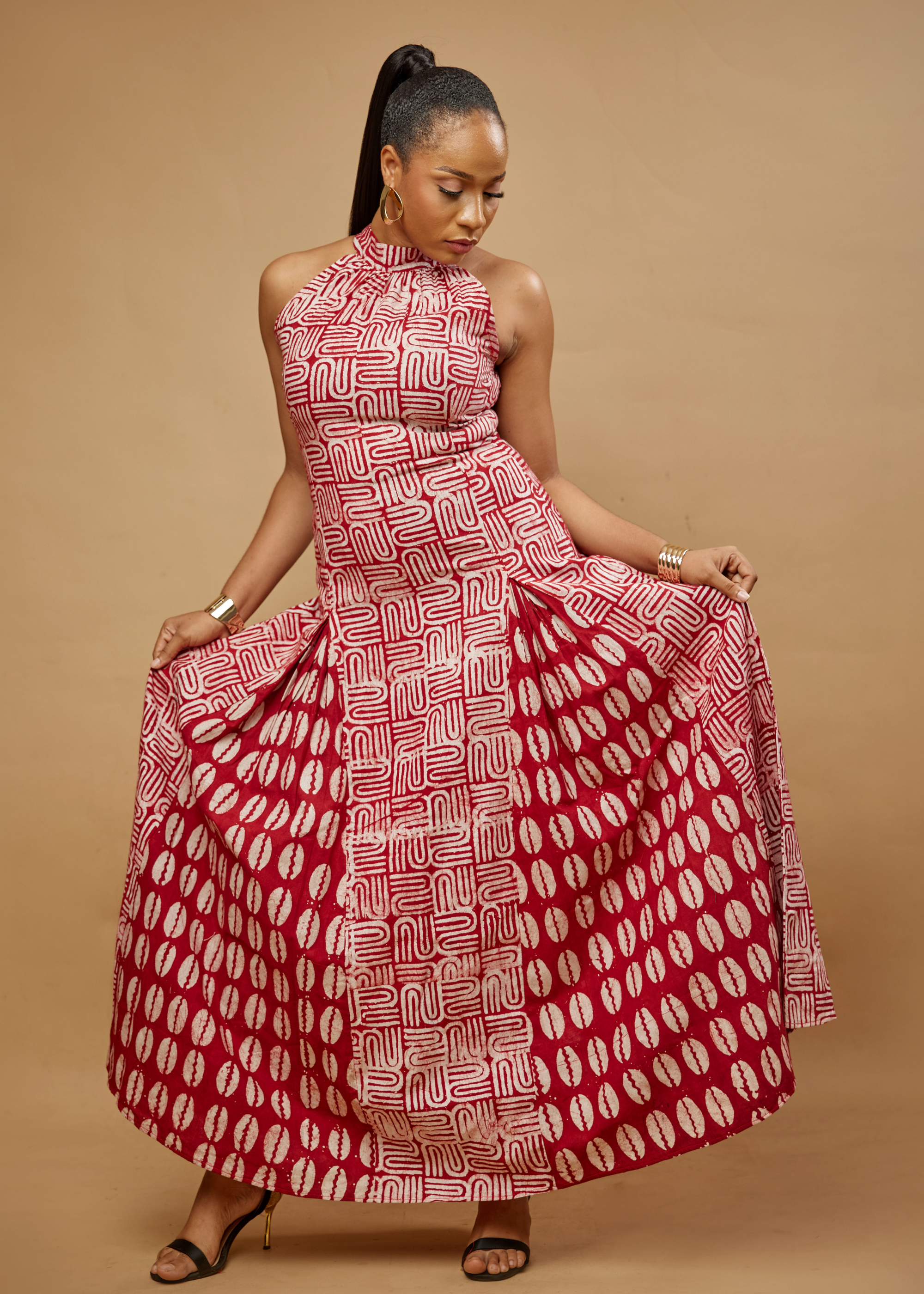 Bell Maxi Dress (Hand-dyed)