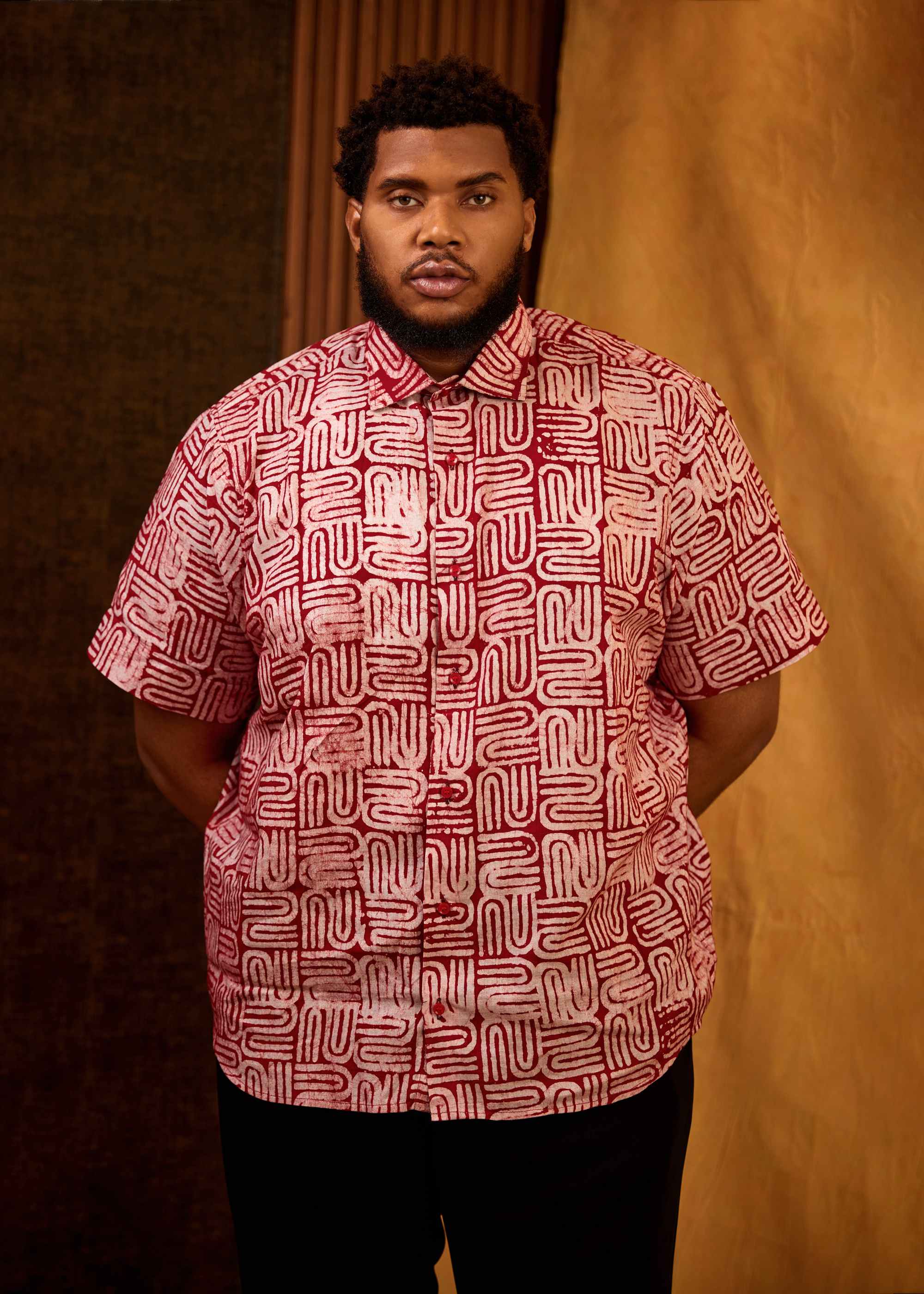 S-Block Shirt  (Hand-dyed)