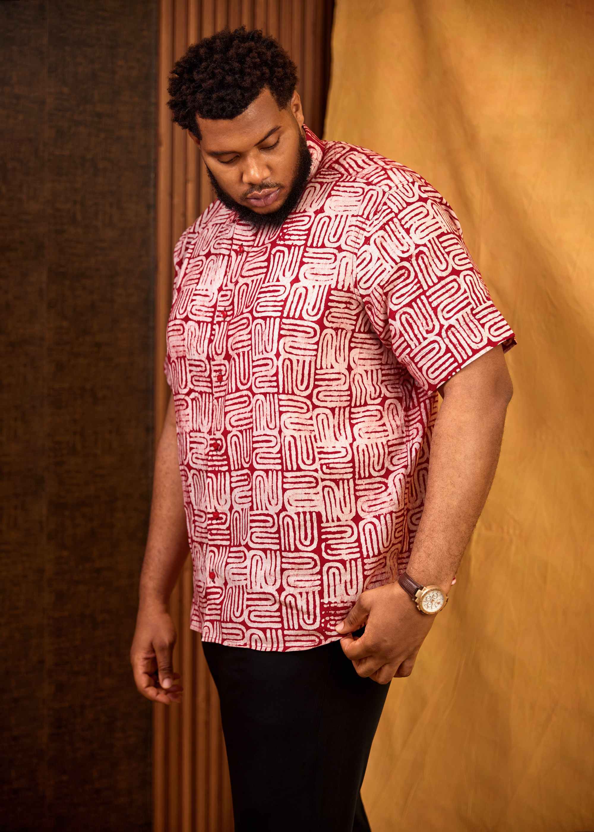 S-Block Shirt  (Hand-dyed)