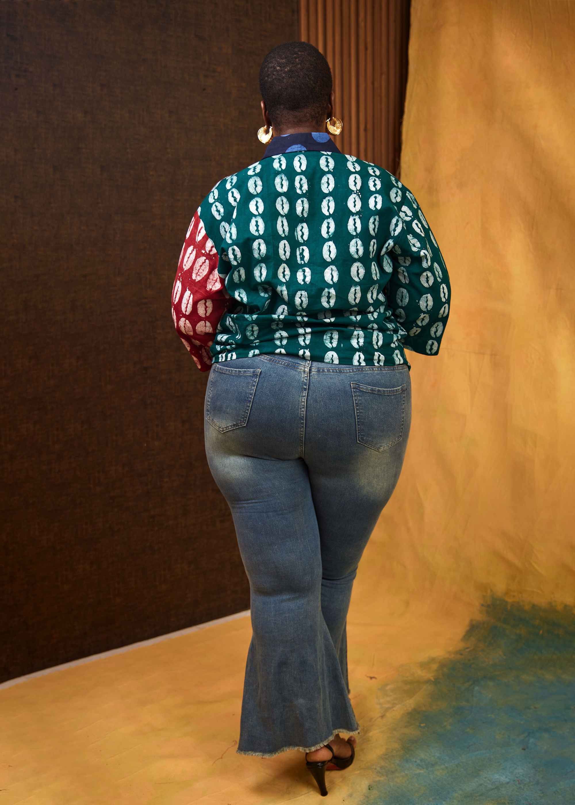 Cowrie Patch Shirt (Hand-Dyed)