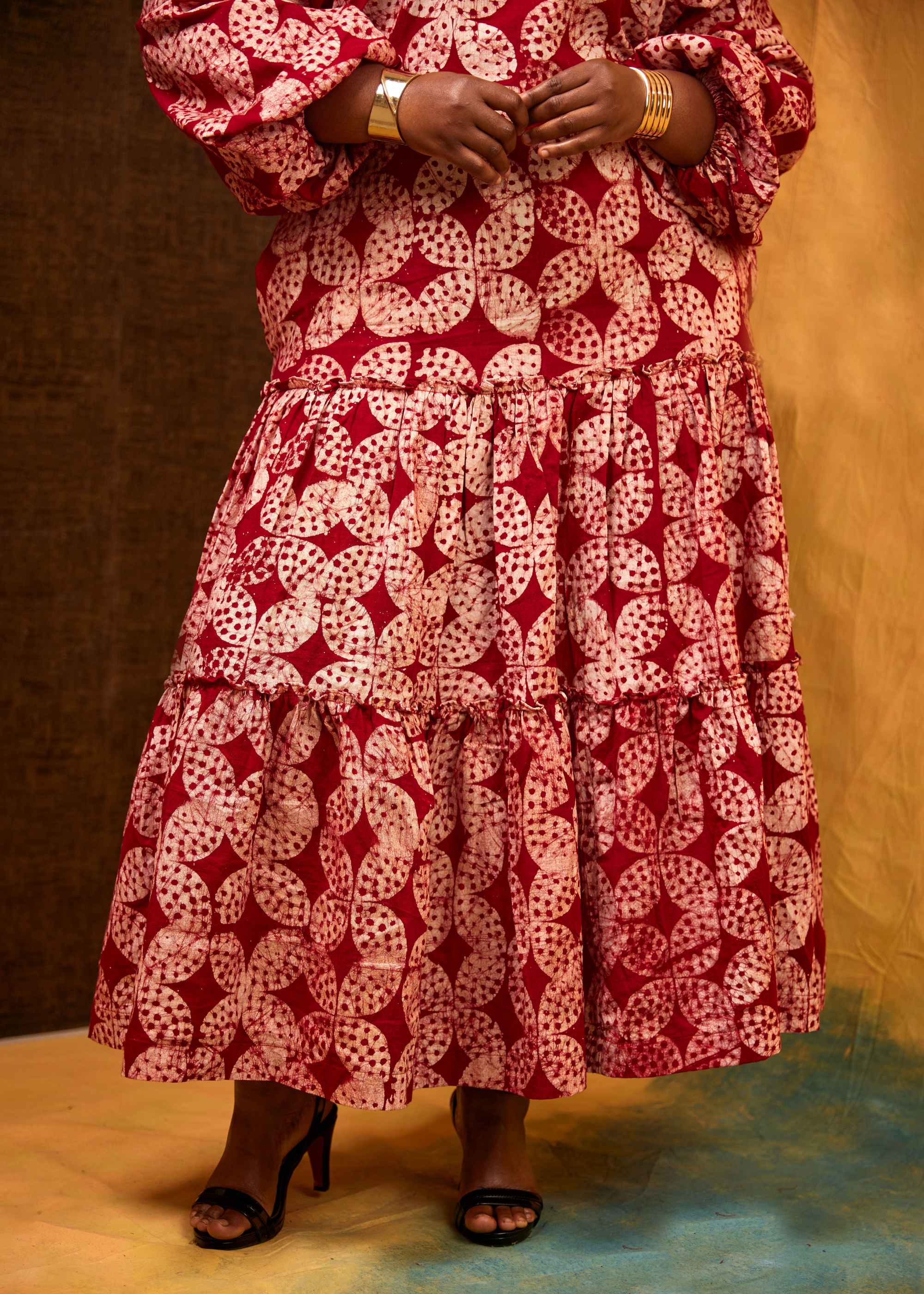 Tier Midi Dress (Hand-dyed)