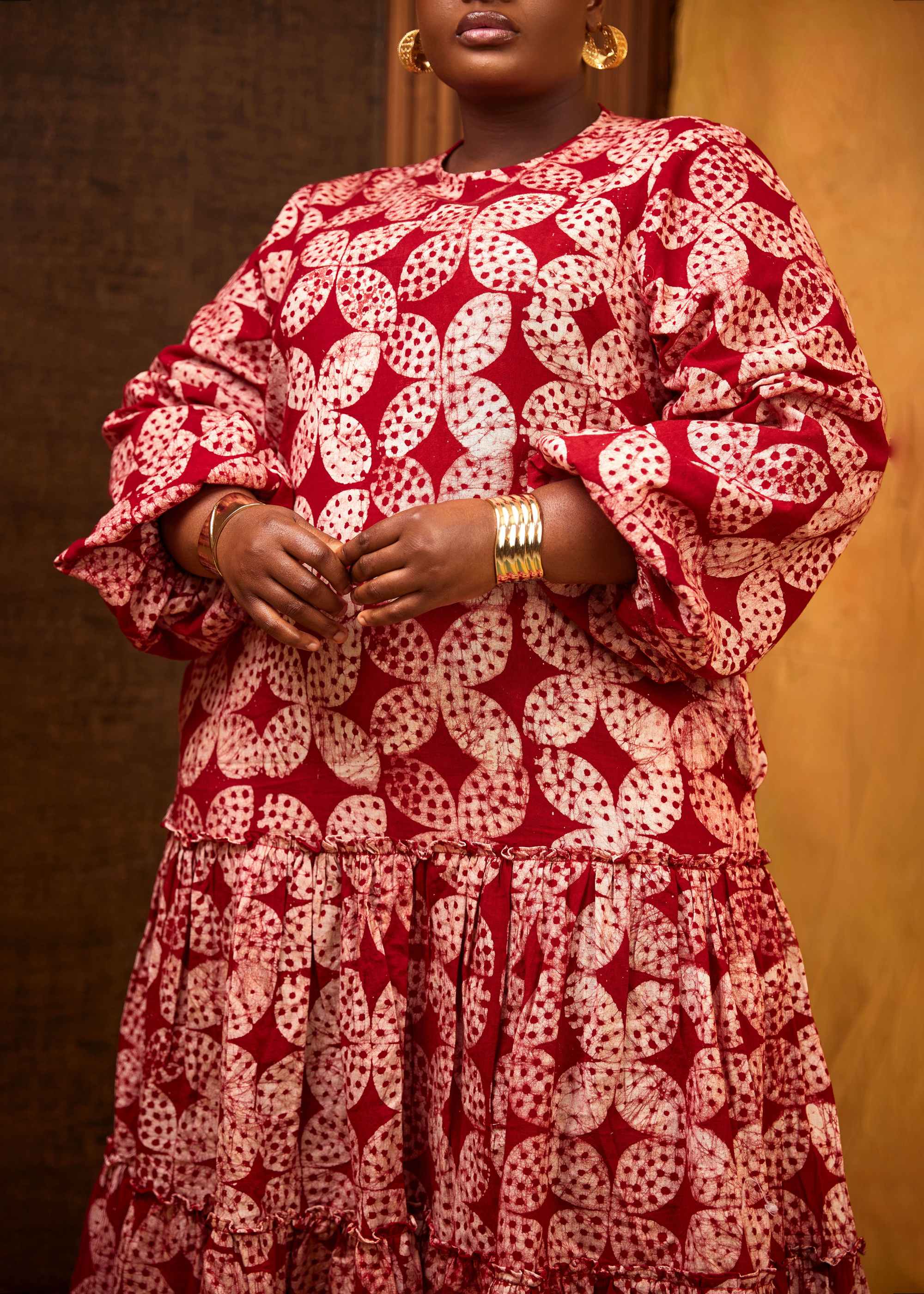 Tier Midi Dress (Hand-dyed)