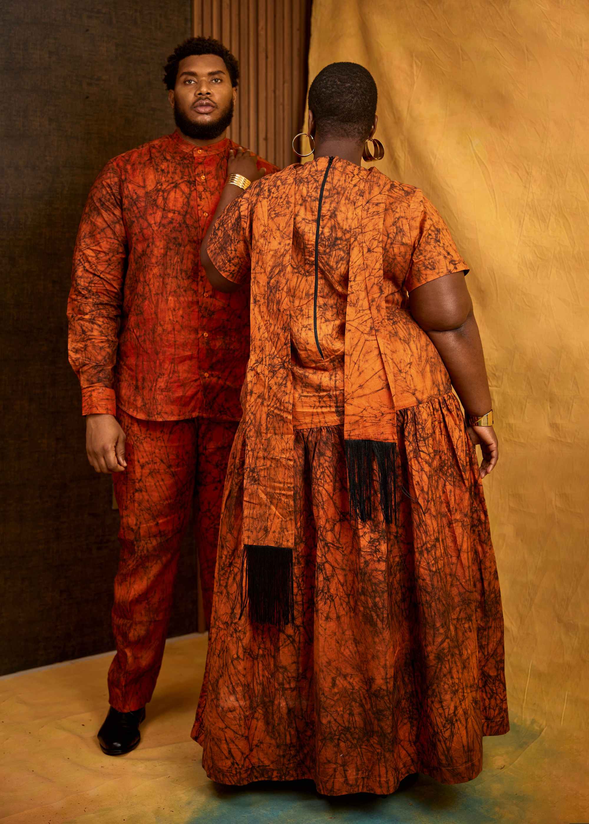 Writing Maxi Dress (Hand-dyed)