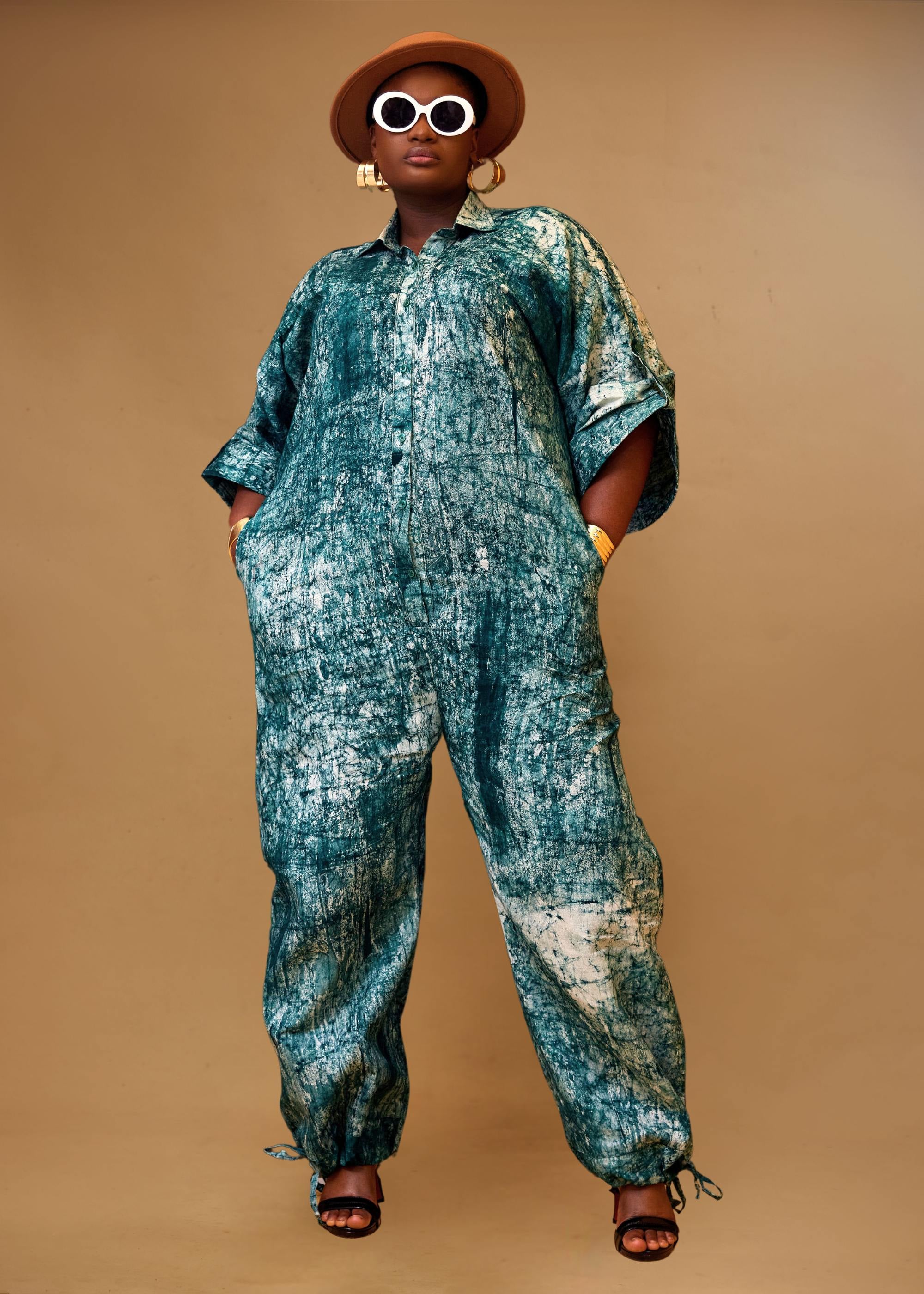 PREODER - Splash Jumpsuit (Hand-dyed)