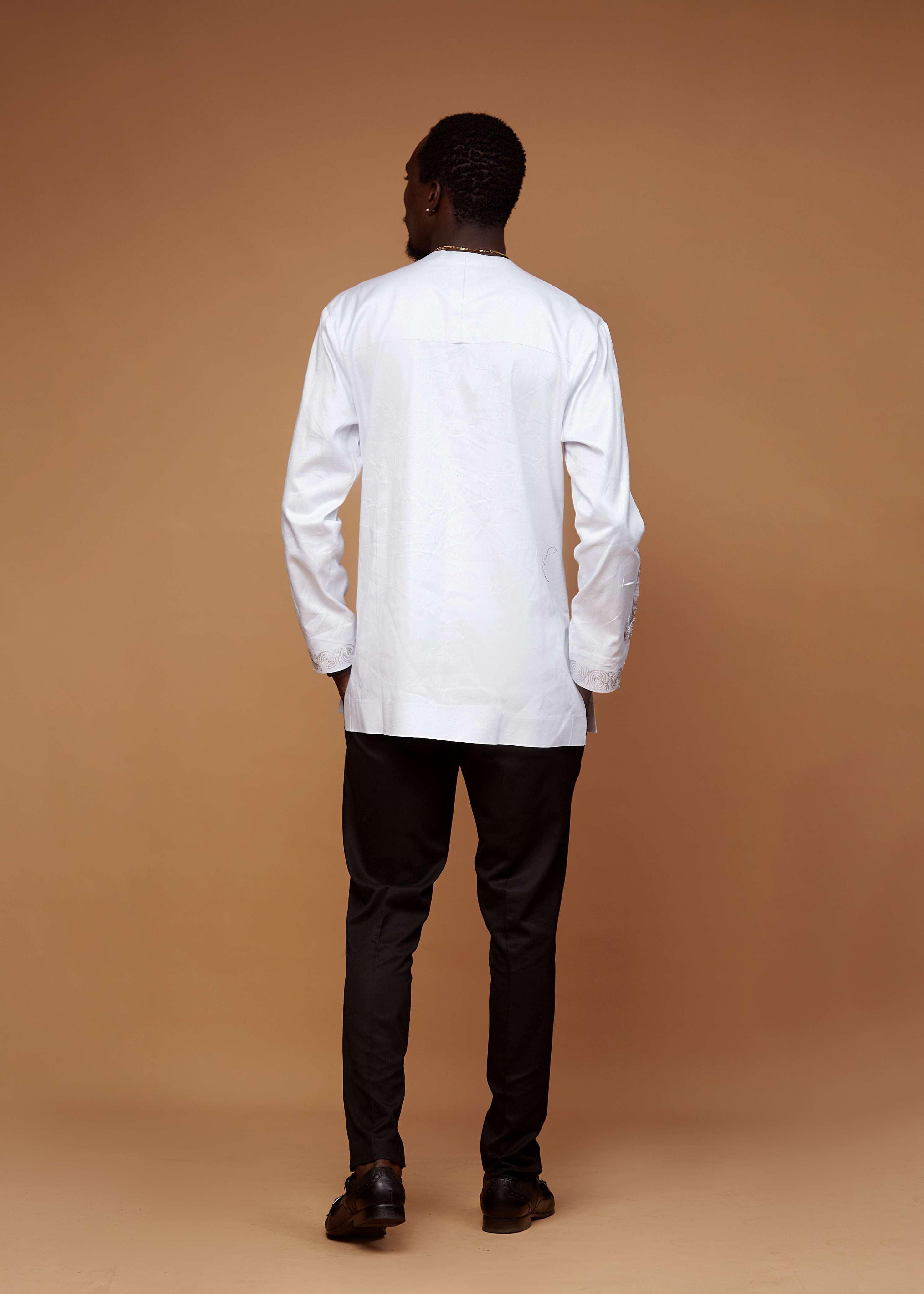 Royal Embroidered Shirt (White)