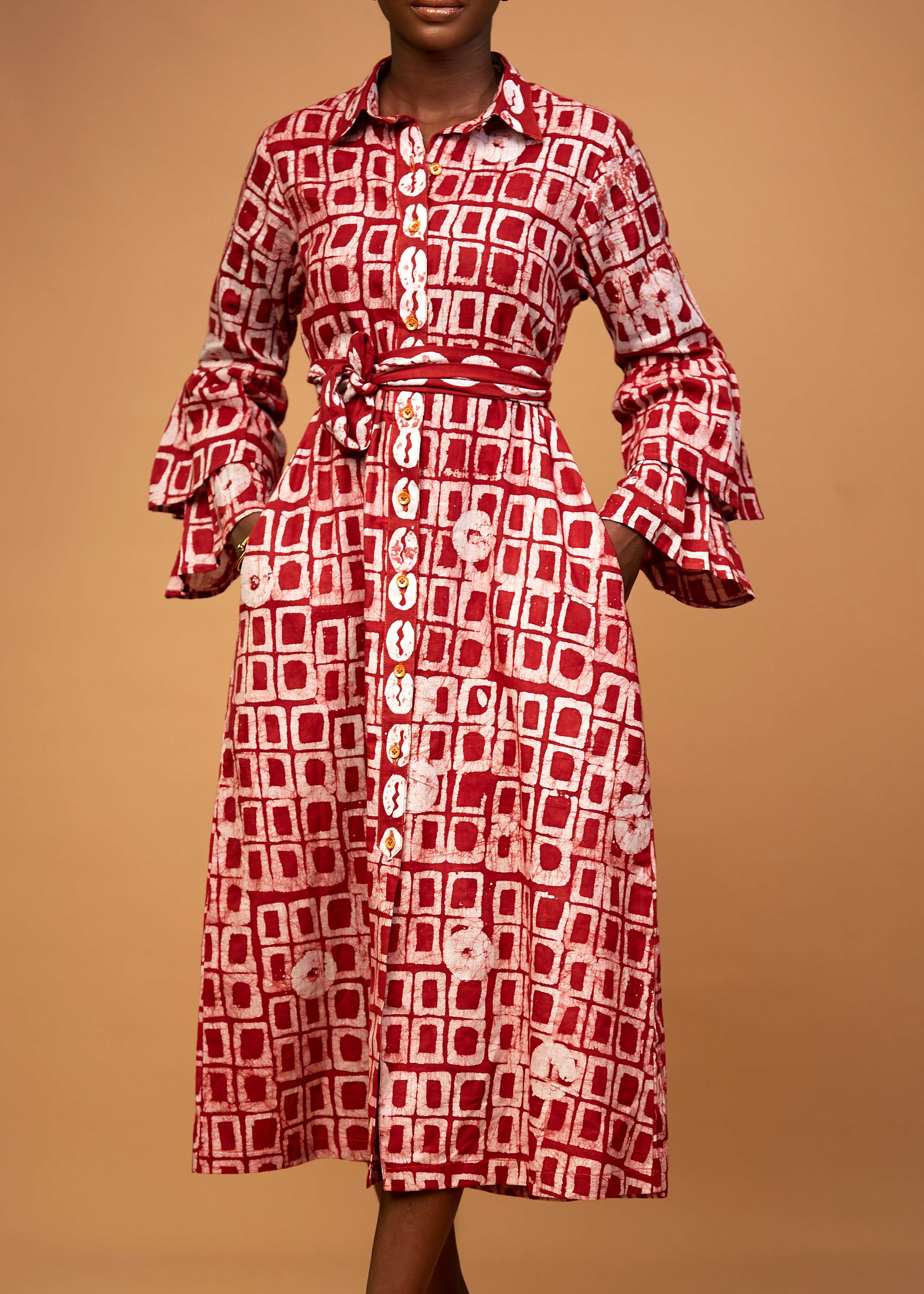 Apeke Shirt Dress (Hand-dyed)