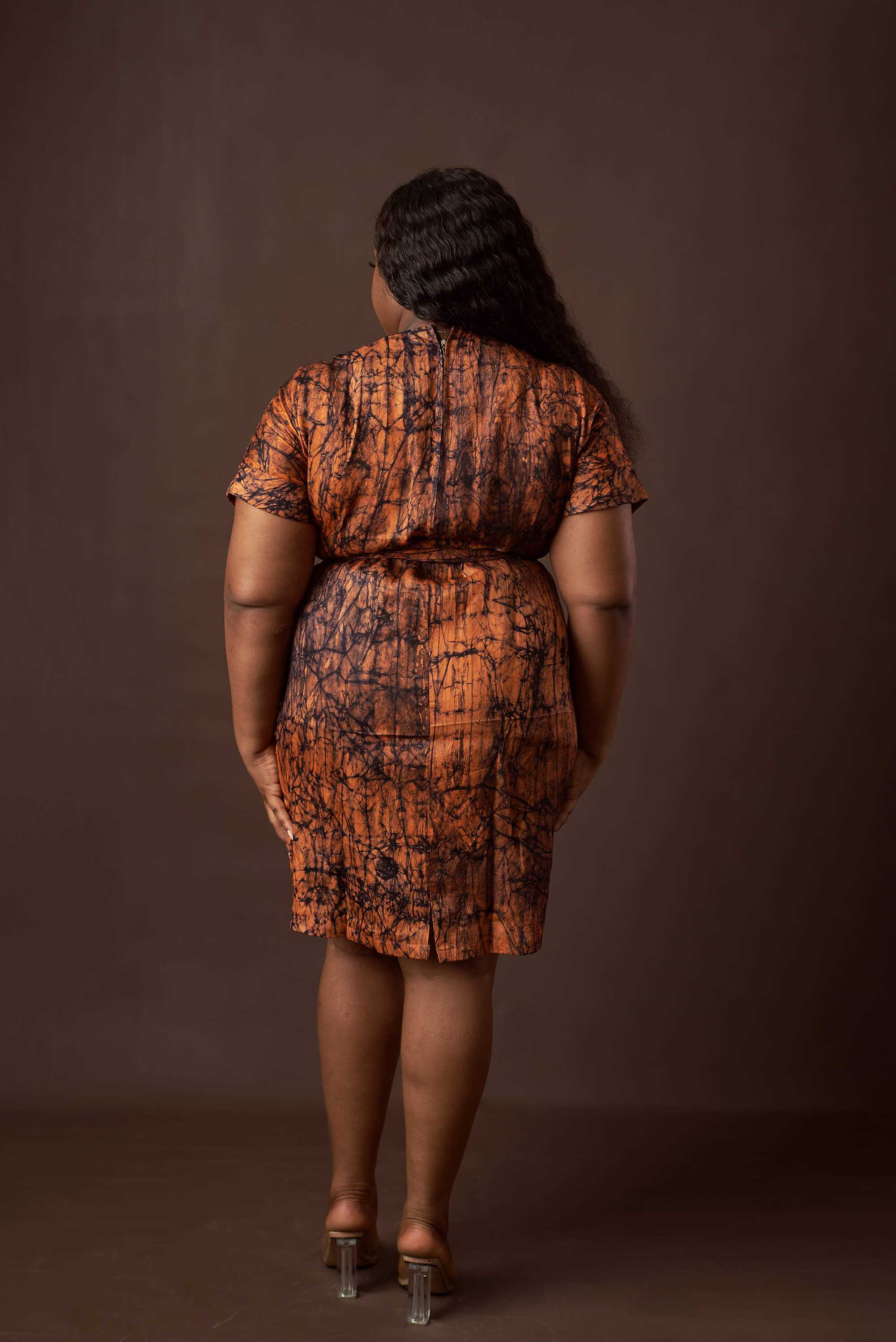 Abegbe Ties Dress (Hand-Dyed)