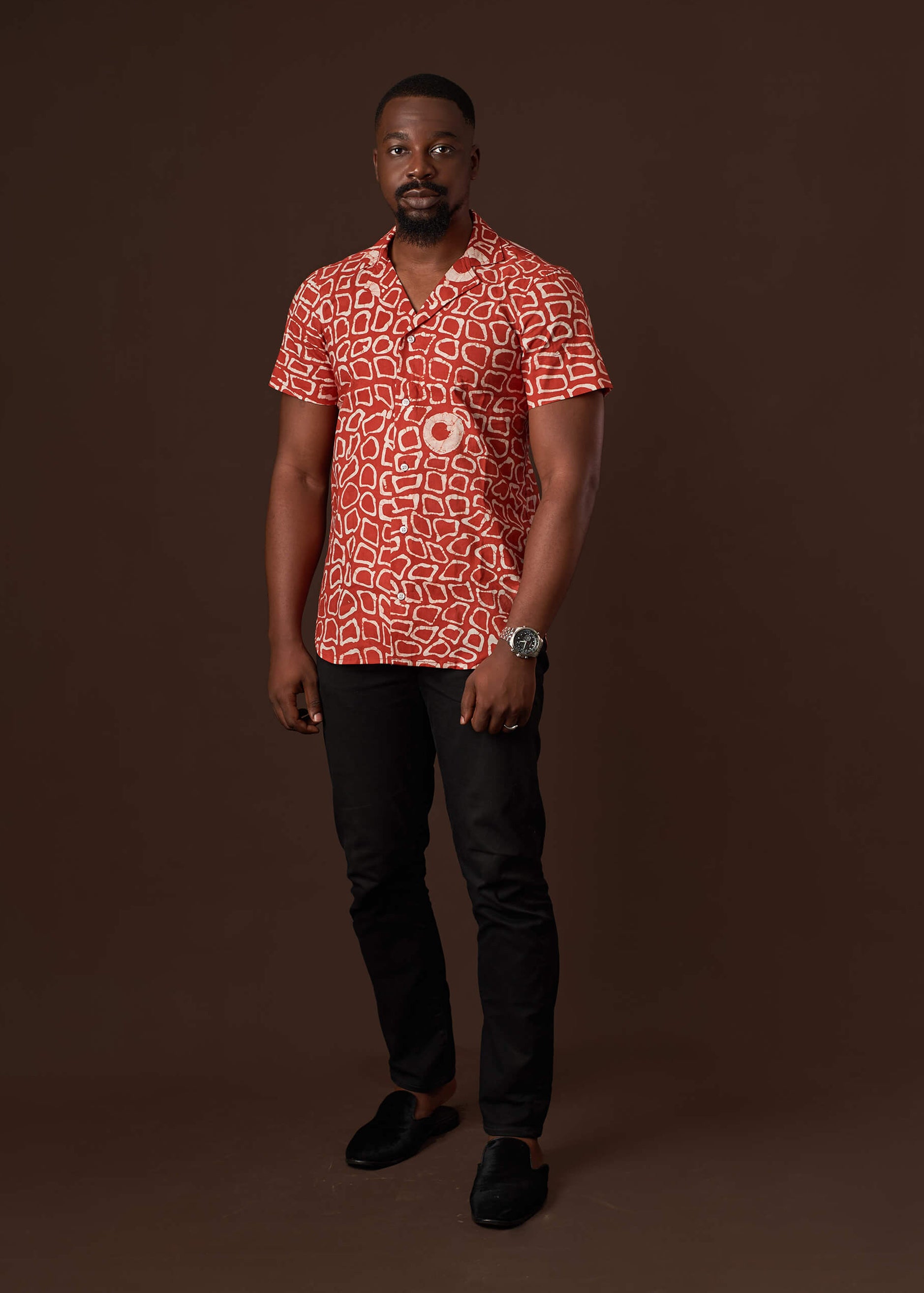FINALE SALE - Aweni Revere Collar Shirt