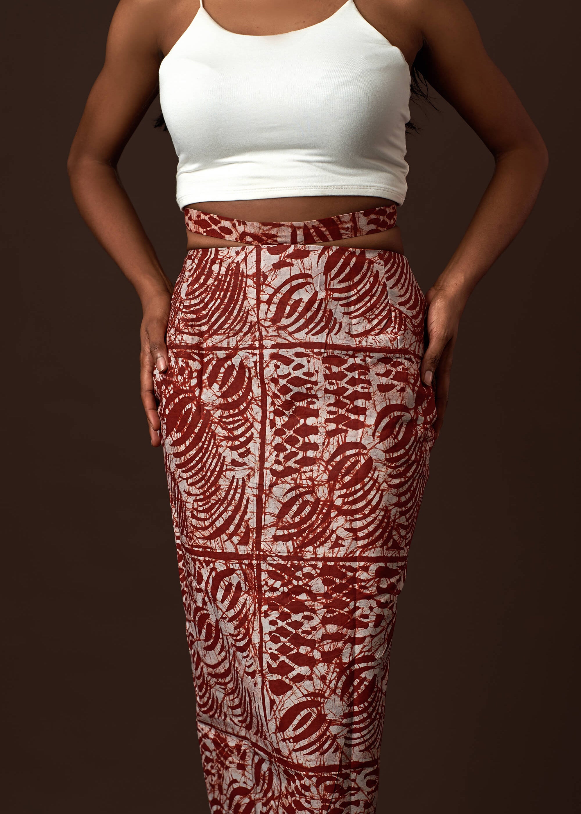 FINALE SALE - Asape Midi Skirt (Hand-Dyed)