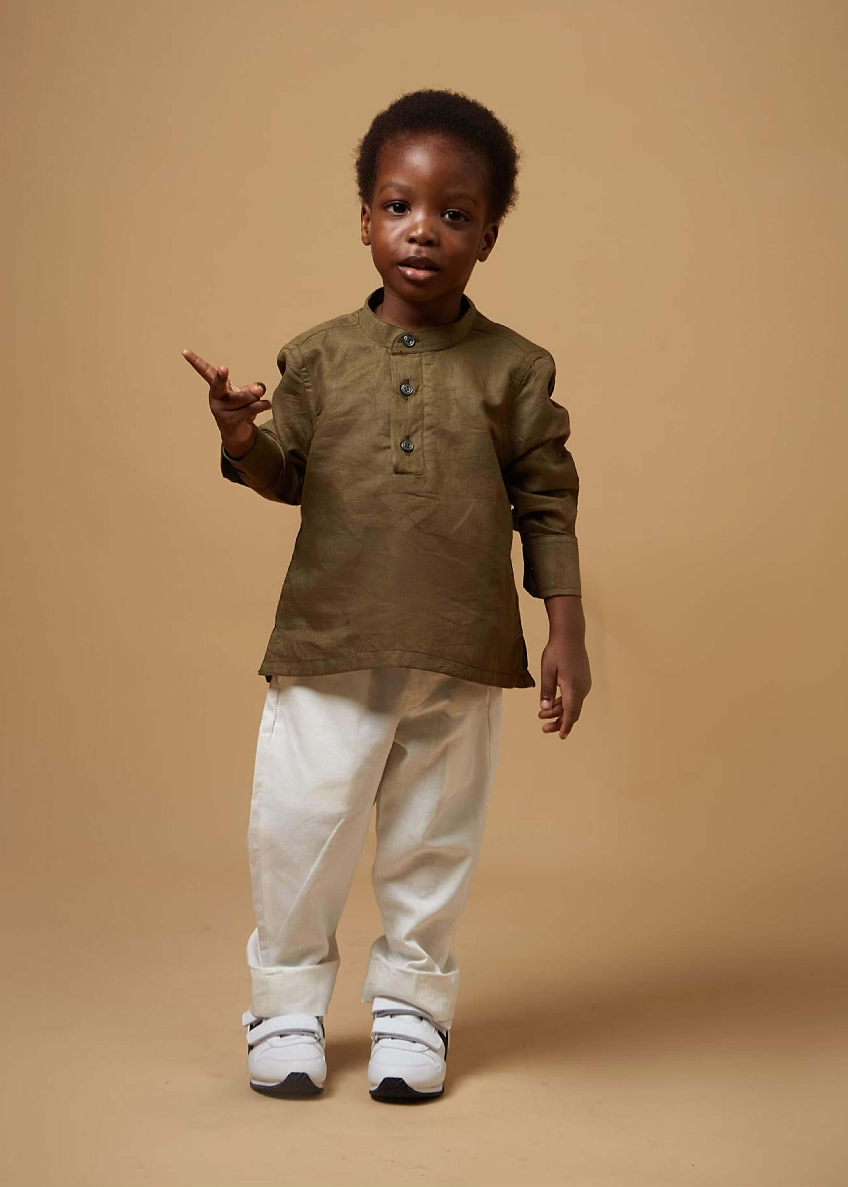 Jaiye Bishop Collar Shirt